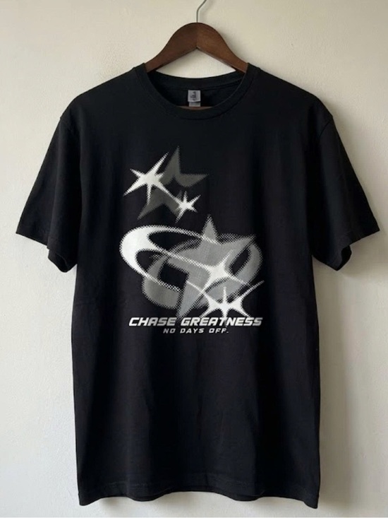 Gildan Other - Gildan Black Tee with Silver Star Graphic | Unisex Shirt